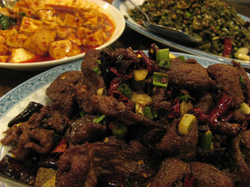 Lamb with Chili Peppers