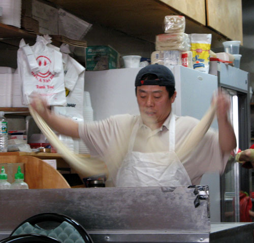 Pulling Noodles