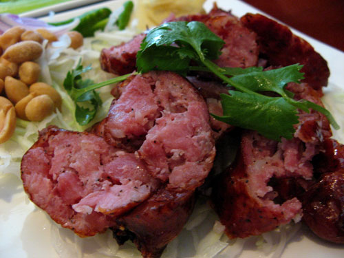 Zabb Thai sausage