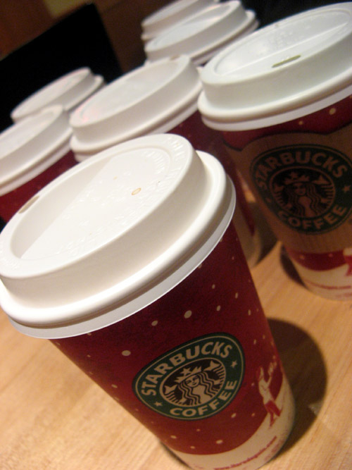Starbucks cups