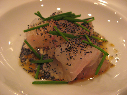 momofuku-ko-fluke Momofuku Ko Fluke Sashimi