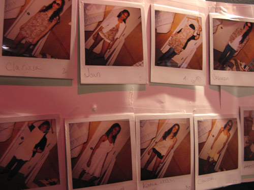 Backstage Polaroids