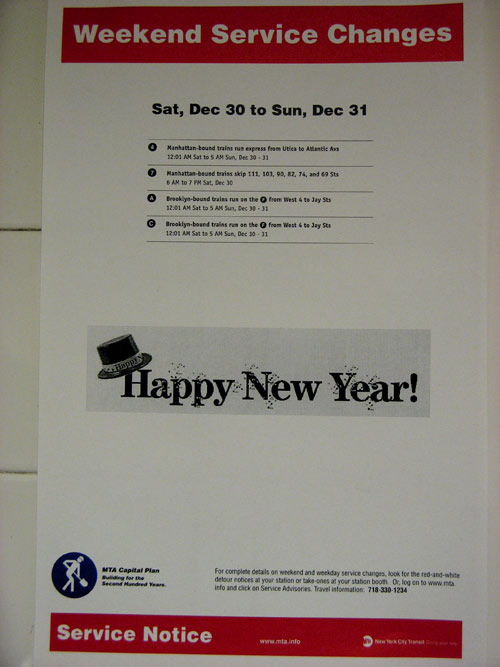 MTA Happy New Year