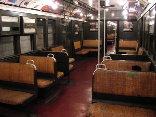 Vintage subway car