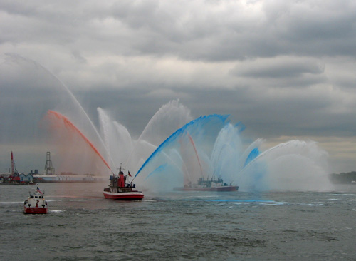 Flag Day fireboats