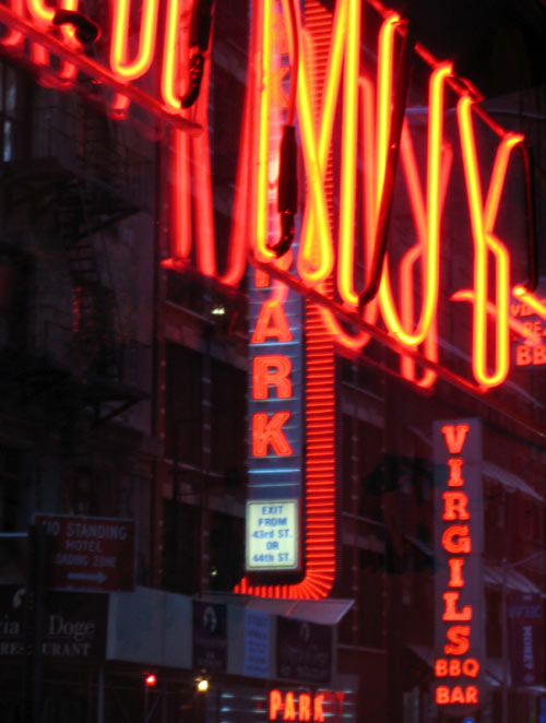 Times Square neon