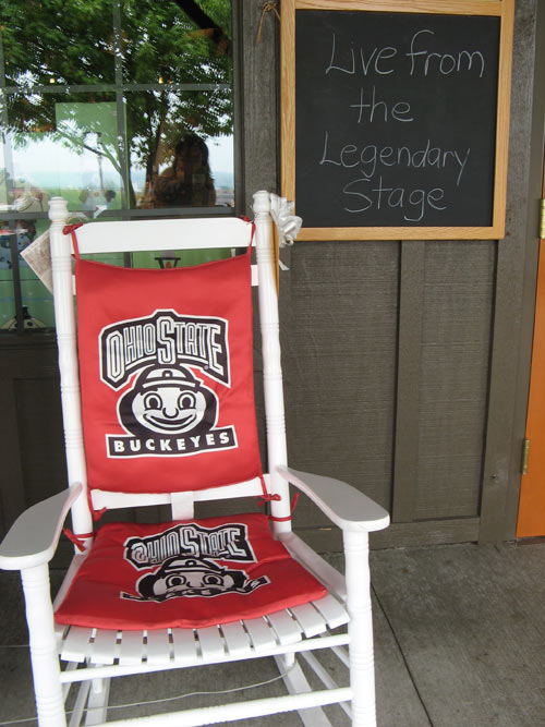 Buckeyes rocking chair