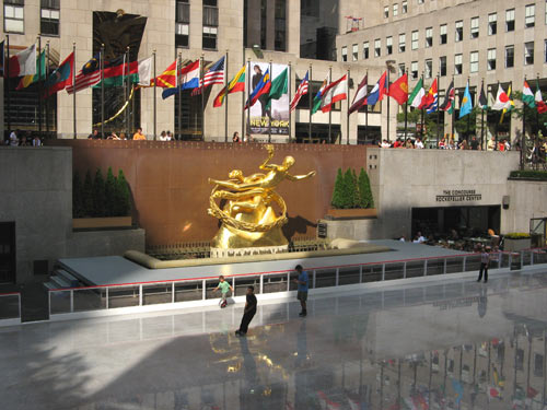 Rockefeller Center slush