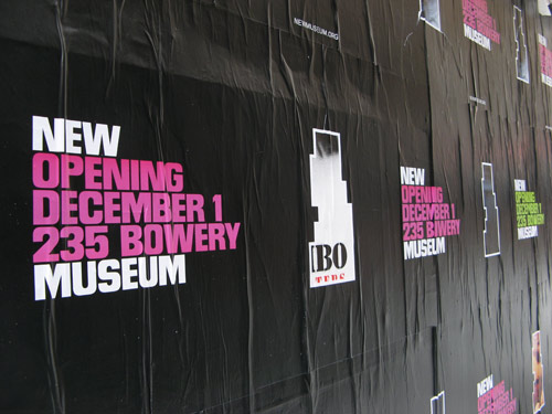 New Museum opening