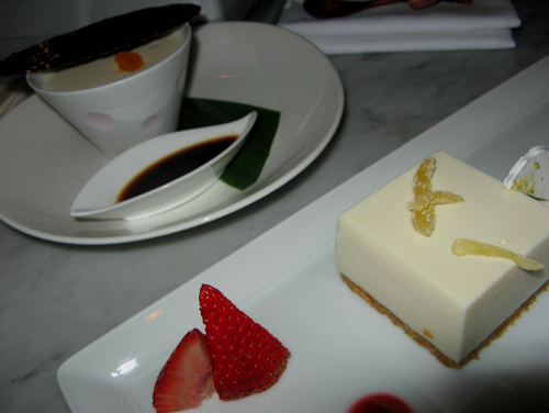 Kyotofu desserts