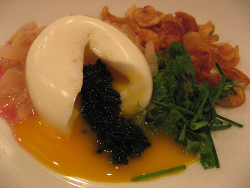 Momofuku Ko Caviar Egg